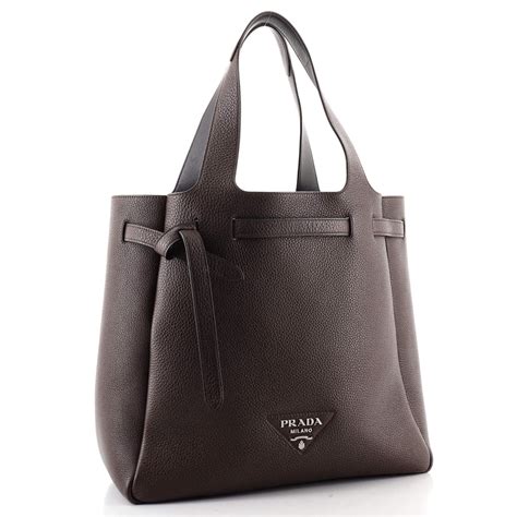 prada flou tote bag|Prada Flou leather tote.